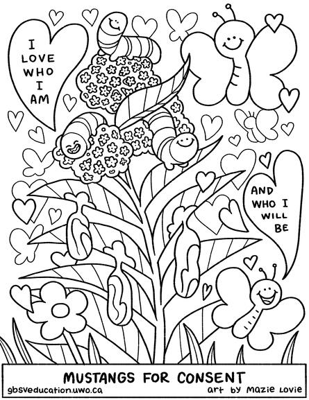 Colouring Page for UWO
