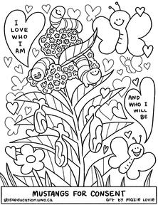 Colouring Page for UWO