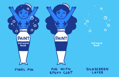 Enamel pin design Enamel pin design